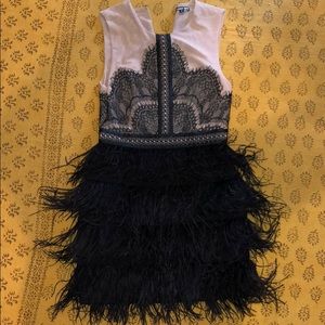 Gianni Bini Feather Dress